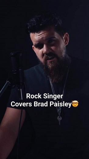 Rock singer sings Brad Paisley!🔥👀 | Drew Jacobs