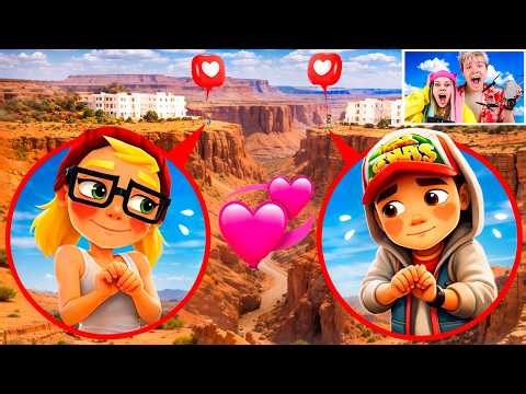 THE DRONE CAUGHT JAKE FROM SUBWAY SURFERS IN REAL LIFE!!