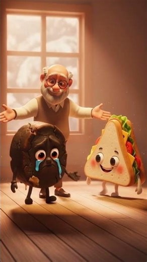 The Freezing Winter | Emotional animated story #ai #cartoon #shorts