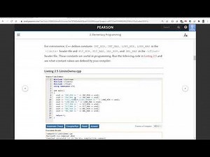 Daniel Liang C++ Section 2.8