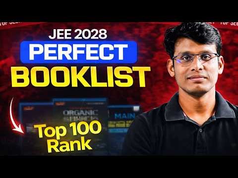 Perfect Booklist for JEE Main and Advanced 2028 | Prashant Jain