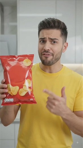 The Truth About Chip Bags 🤯 ⭐ #facts #science #curiosity #viral