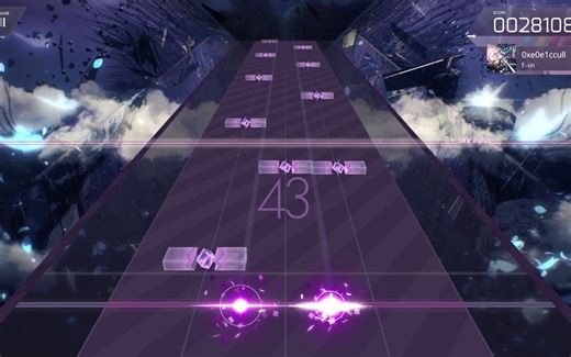用 Arcade-plus 最新版预览 0xe0e1ccull 谱面