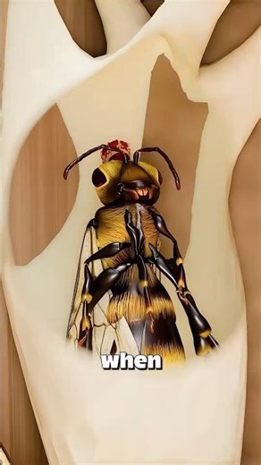 How Worker Bees Replace Their Queen Bee🐝☠️ #bees #insects