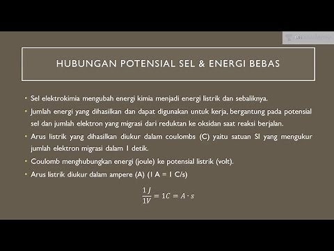 Hubungan Potensial Sel dengan Energi Bebas Gibbs (Kimia - SBMPTN, UN, SMA)
