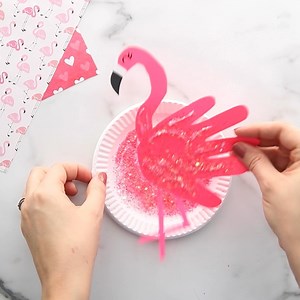 15 reactions | This Handprint Flamingo Craft is a fun handprint craft for kids! Card stock paper, glue and a touch of glitter is all you need to make your own hot pink flamingos! Learn more here>> https://www.madetobeamomma.com/handprint-flamingo/ | Made to be a Momma | Facebook