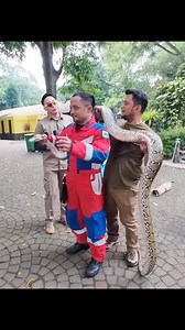 Edukasi melepaskan lilitan Ular Phyton bersama Damkar | Panji Petualang