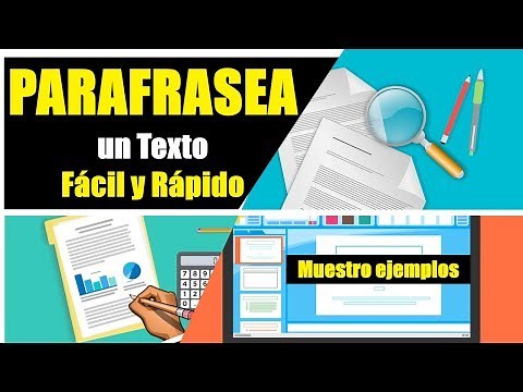 HOW TO PARAPHRASE A TEXT | I SHOW EXAMPLES | APA STANDARDS 6TH EDITION