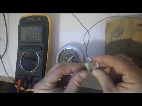 Simple measure of the permeability of a material