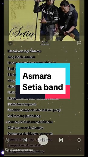 Asmara - Setia Band: Lirik dan Makna di Balik Lagu