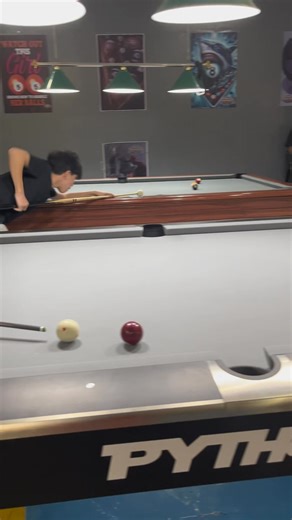 The Little Carabao’s first break and run on the new Python Table here at Ground Break | Ground Break