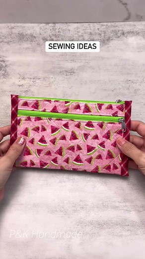 1.1M views · 11K reactions | Sewing PouchHow to Make Zipper Pouch Bag | Sewing Tutorial | P&K Handmade | #Reels #handmade #how-to #sewing ideas #sewing tips #sewing projects #pouch #diy purse #diy #วิธีเย็บกระเป๋าผ้า #สอนเย็บผ้า #สอนเย็บกระเป๋า | P&K Handmade | Facebook