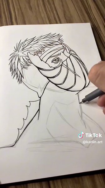 Desenhando Personagens de Anime: Obito Uchiha
