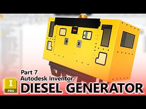 Diesel Generator Design in Autodesk Inventor 2025 - Part 7