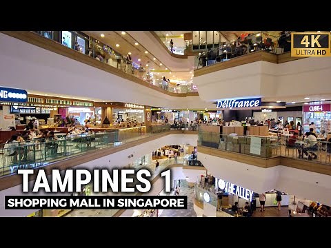 TAMPINES 1 Shopping Mall Walking Tour [4K] Singapore - June 2022