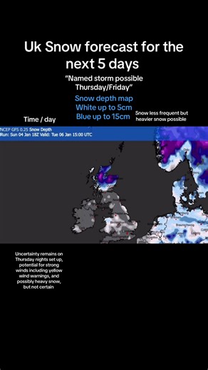 UK Snow Update: Heavy Snow Expected Next Week