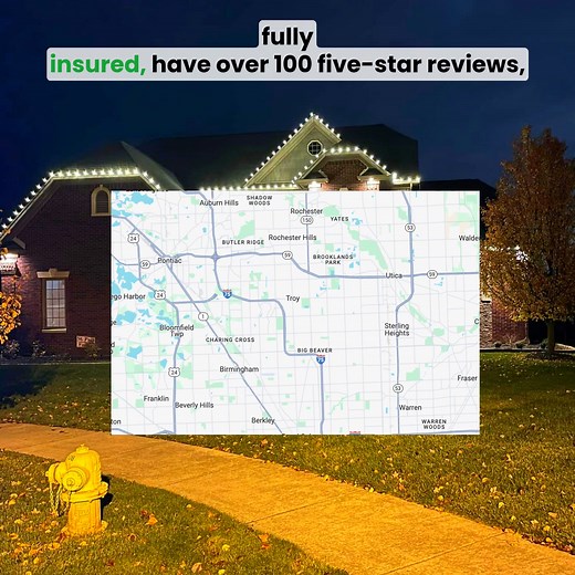 I’m Manny, and I believe every house should feel magical during the holidays. When I was a kid, our street used to light up every December. Now I get to recreate that same magic for families all over Macomb and Oakland County. We’re fully insured, with 100+ five-star reviews and a team that loves what we do. Click below to bring that holiday glow back to your home. | Natural Sanitation | Facebook