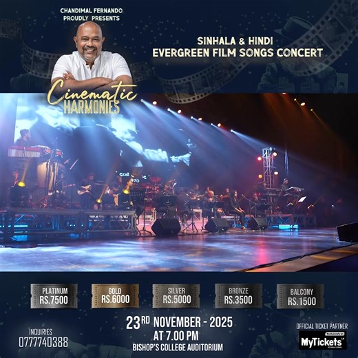Cinematic Harmonies ✨ Step into an evening of timeless Sinhala &...