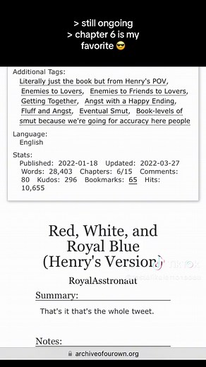 Top Red, White, and Royal Blue Fanfic Recommendations
