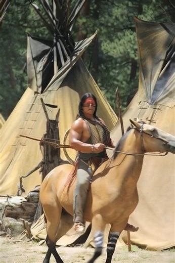 Native American man on horseback. | Loyal Fan Of Old Hollywood