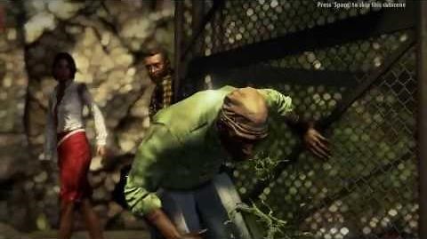 Dead Island Riptide - Introducing the Wrestler Zombie (Mutated Wayne Cutscene)