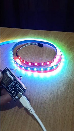 Different patterns on neopixel led strip ‪@Praveen_D_N‬