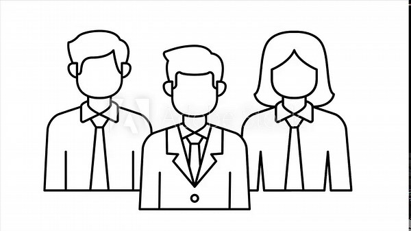 Meet the Team: Introducing Diverse Employees One by One simple animation video