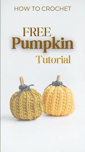 Easy CROCHET Pumpkin Pattern to Make at Home!