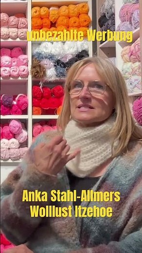 Fold-over scarf in just a few hours #knitting #knittingpattern on my channel