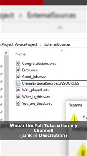 [Shorts] Wwise | Pt.1 External Sources Tutorial #showcase #wwise #audio #sound #gamedev