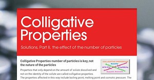 Colligative Properties