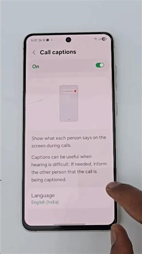S21 Fe One UI 8 New Feature Call Caption #tech #exynos