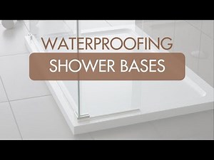 Waterproofing With Shower Trays