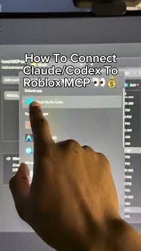 How to connect claude/codex to Roblox studio 🏄🏾‍♂️ #robloxcoding #robloxdev