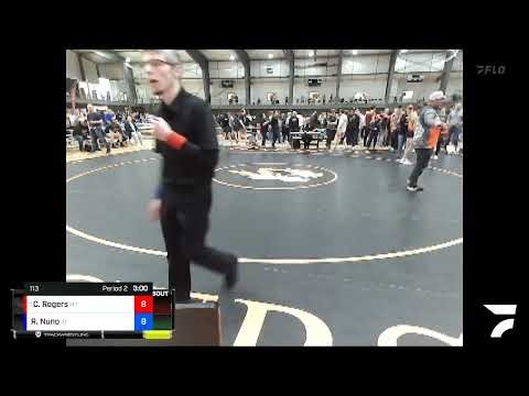 113 Lbs 1st Place Match - Cole Rogers, Montana Vs Ryan Nuno, ID D253