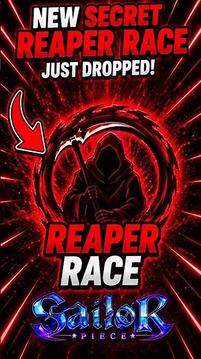 NEW SECRET REAPER RACE JUST DROPPED IN SAILOR PIECE 😳🔥