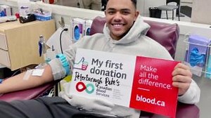 28 reactions | With several Hockey Gives Blood player ambassadors...