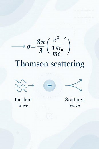Thomson Scattering Explained! 🔬 #Shorts