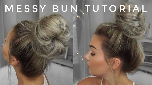 Two Quick & Easy Ways to Create a Big Messy Bun!