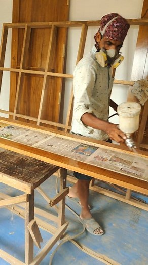 59K views · 633 reactions | Applying wood polish #woodpolish #spraypaint #reelsviralシ #painterlife | WOOD GRAIN | Facebook