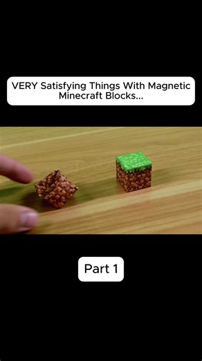 Exploring Satisfying Magnetic Minecraft Block Creations