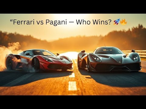 Ferrari vs Pagani — The $10 Million Hypercar Showdown! 🚀🔥”