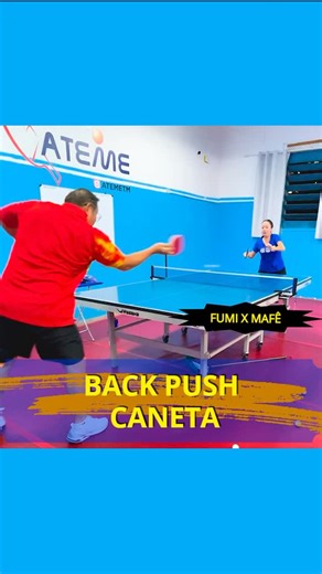 Fumihiro on Instagram: "🏓 Jogada finalizando o ponto com Back Push (batida) no estilo caneta Nesse lance, mostro uma finalização usando o Back Push, uma batida típica do estilo caneteiro, rápida e precisa 🔥 Um golpe difícil de executar, mas muito eficaz quando bem aplicado! #fumihirotenisdemesa #tenisdemesa #pingpong #tabletennis #caneteiro #estilocaneta #backpush #tmbrasil #cbtm #tabletennislife #treinamentotm"