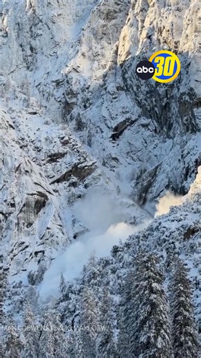 An ABC30 Insider captured this moment in Yosemite National Park on Friday. The park is closed to day-use visitors through midnight tonight due to heavy snowfall and falling trees. Guests with confirmed lodging reservations may still enter the park via Highway 140, but must provide proof of their reservation at the entrance gate. Correction: while this initially appeared to be an avalanche, Yosemite now says it may just be snow falling down the slope. | ABC30 Action News