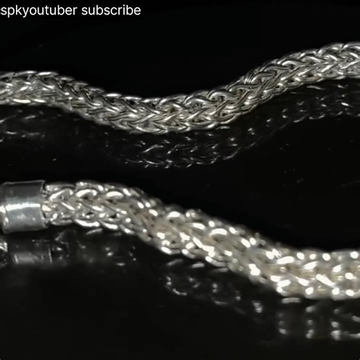 What's the PROCESS of making a SILVER bracelet #spkyoutuber #jewellery