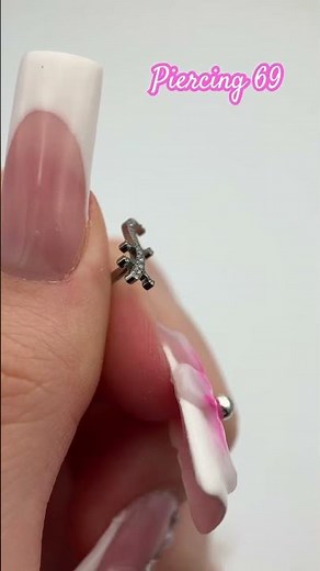 ✨ ASTM F136 Titanium Labret – Lizard Design Top | Lip, Helix & Tragus Piercing Jewelry #shorts