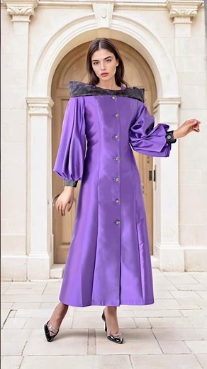 Purple That Speaks With Purpose | Elegant Robes & Dresses by Tally Taylor