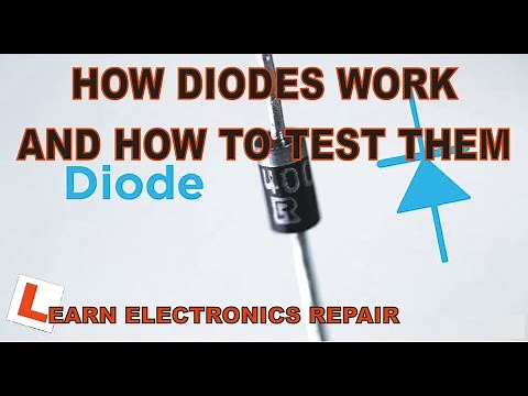 LER #048 Circuits & Components for Beginners 8 - How Diodes Work & How to test them.