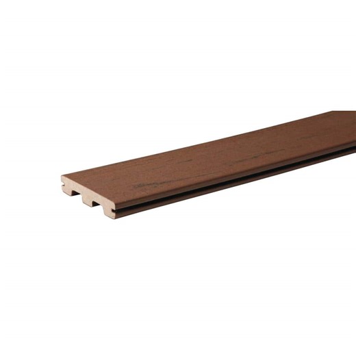 TimberTech Composite Terrain 5/4 in. x 6 in. x 16 ft. Grooved Brown Oak Composite Deck Board (Actual: .94 in. x 5.36 in. x 16 ft.) TCGV5416BO - The Home Depot