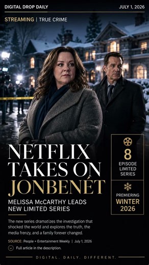 Netflix Picks Up JonBenét Ramsey Limited Series Starring Melissa McCarthy